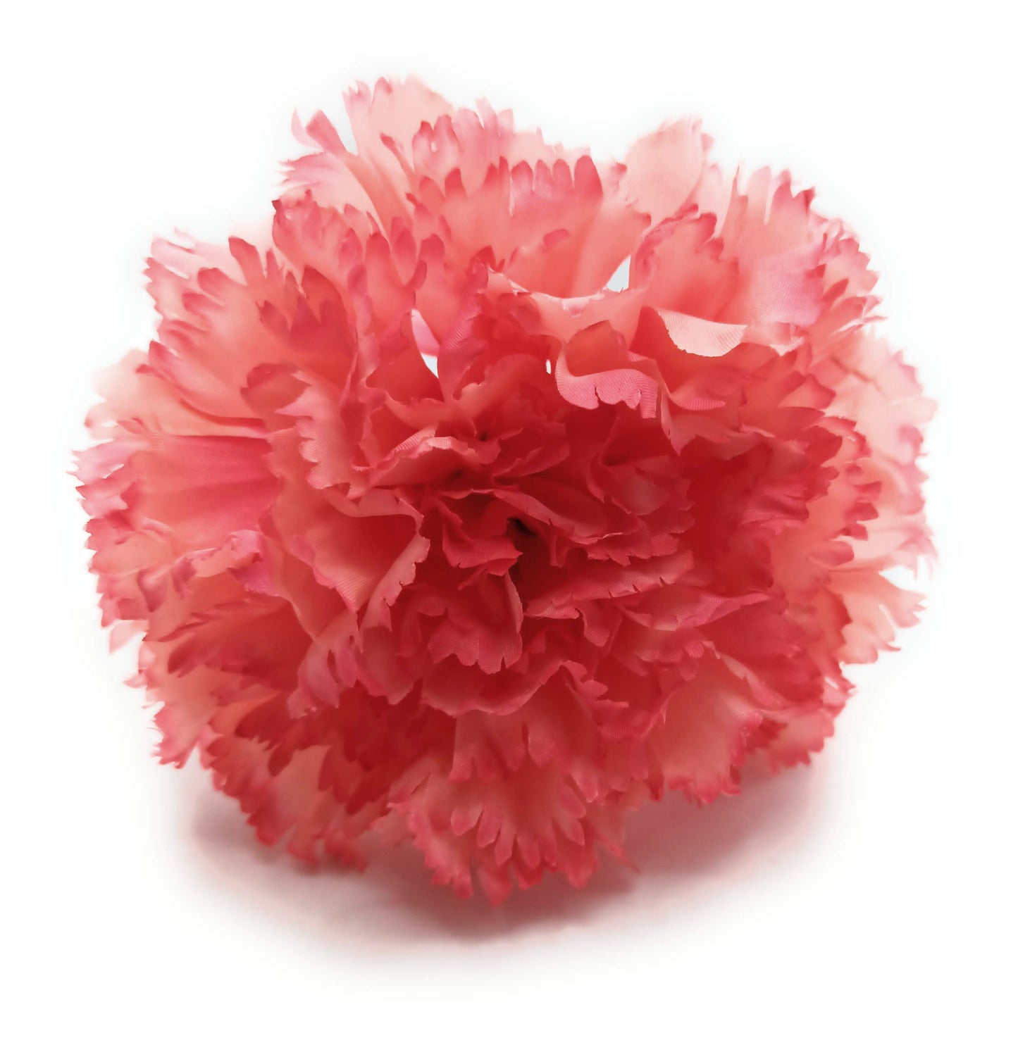 Clavel XL Flor Flamenca Grande Adorno Pelo Mujer · Salmón Ø13cm