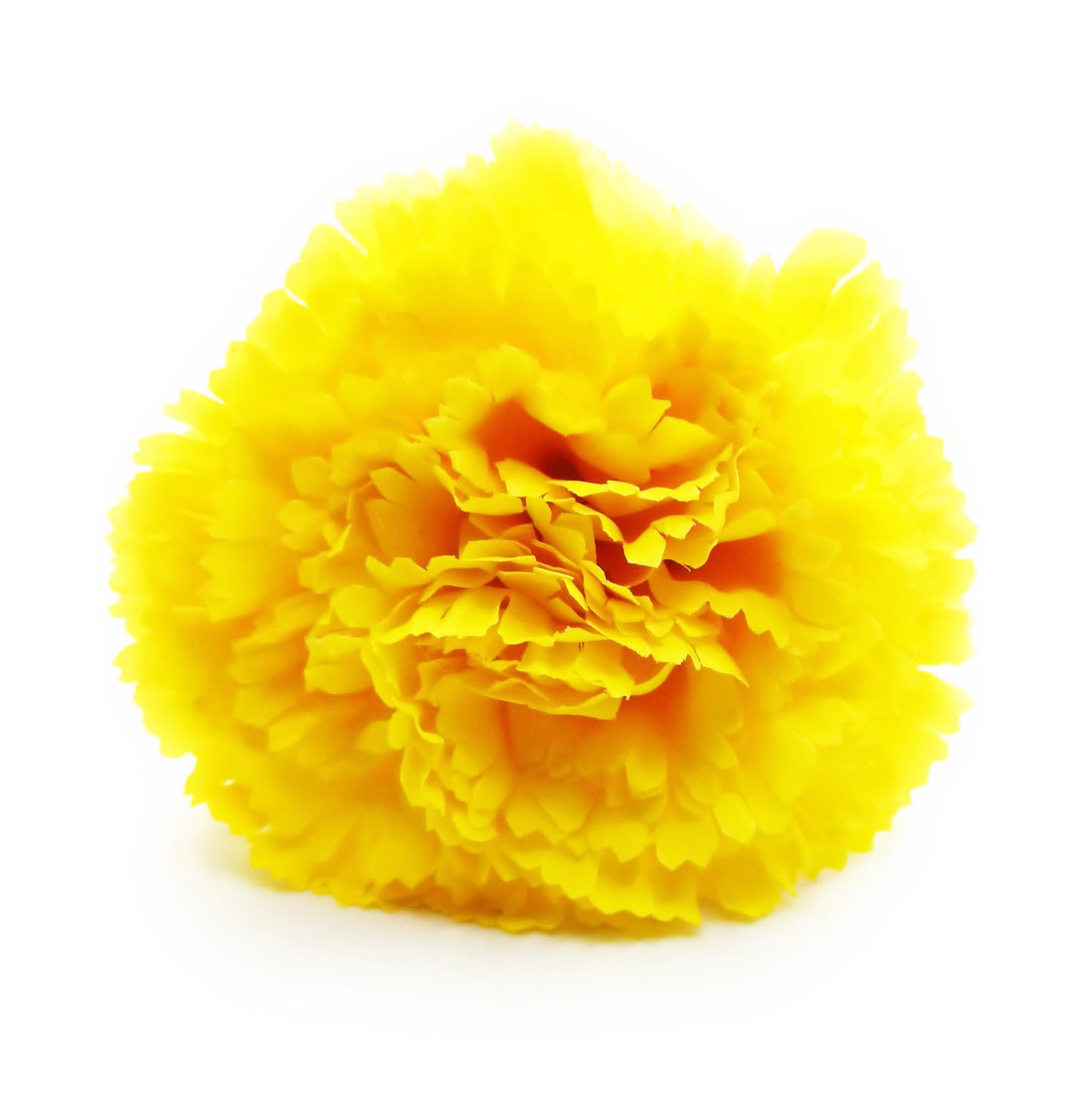 Clavel XL Flor Flamenca Grande Adorno Pelo Mujer · Amarillo Ø13cm