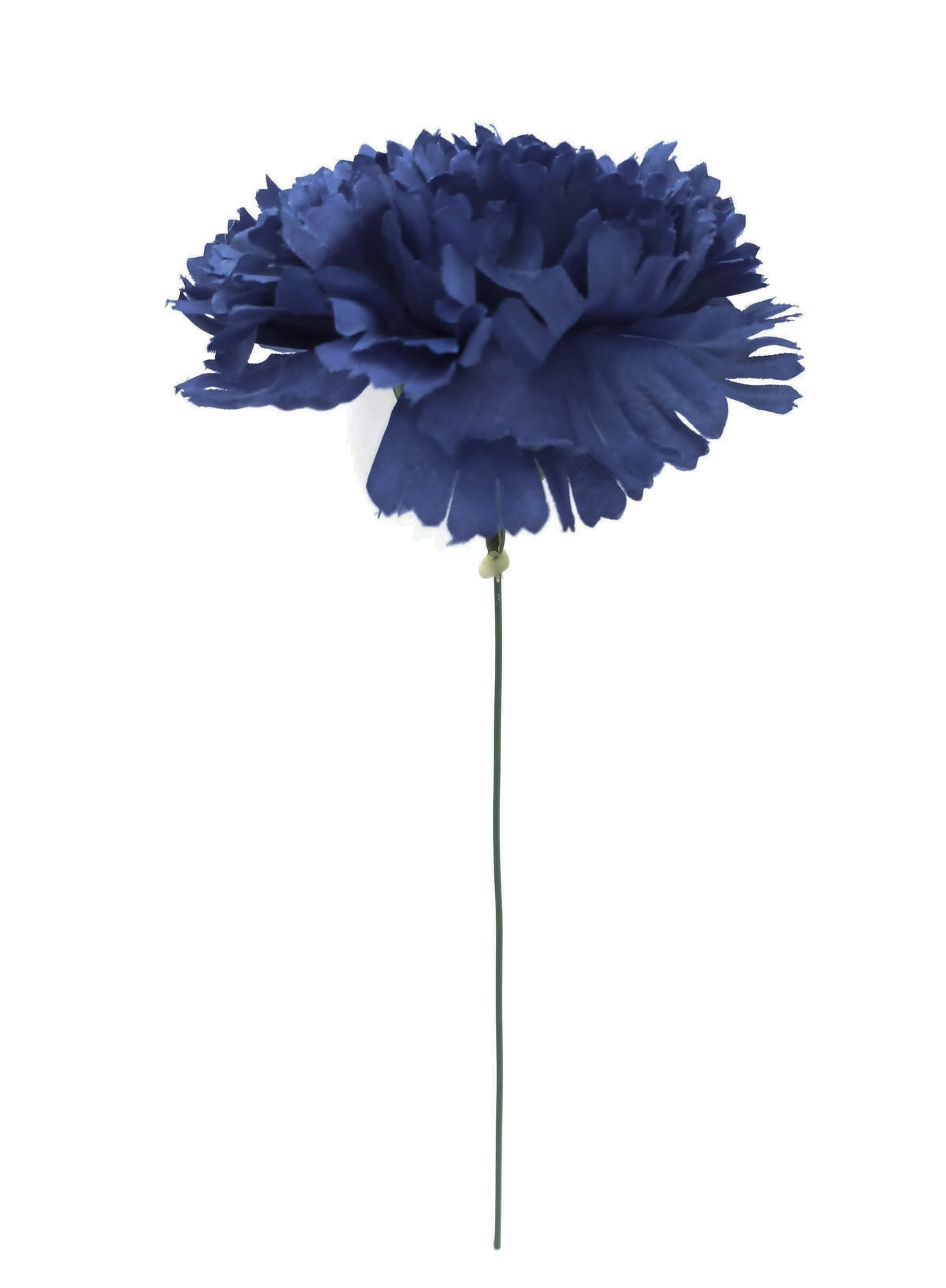 Clavel XL Flor Flamenca Grande Adorno Pelo Mujer · Azul Marino Ø13cm