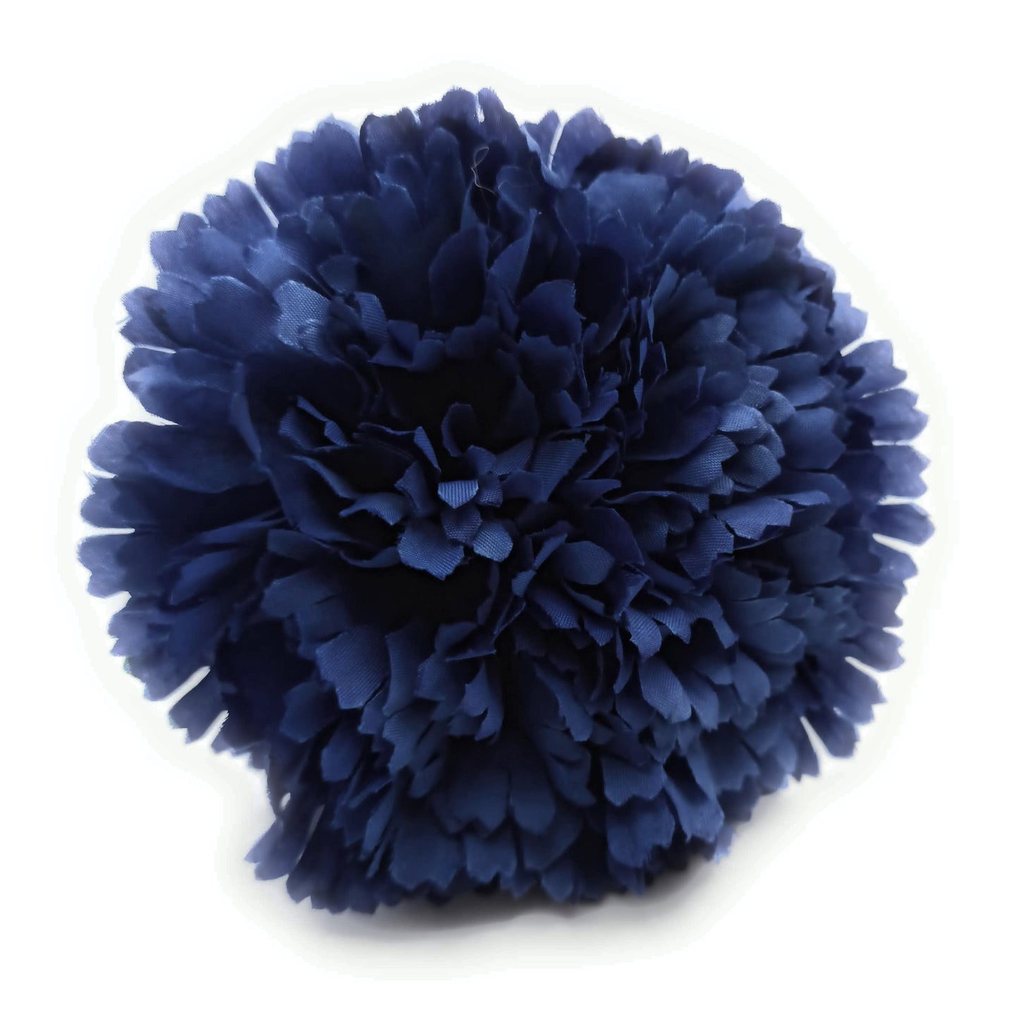 Clavel XL Flor Flamenca Grande Adorno Pelo Mujer · Azul Marino Ø13cm