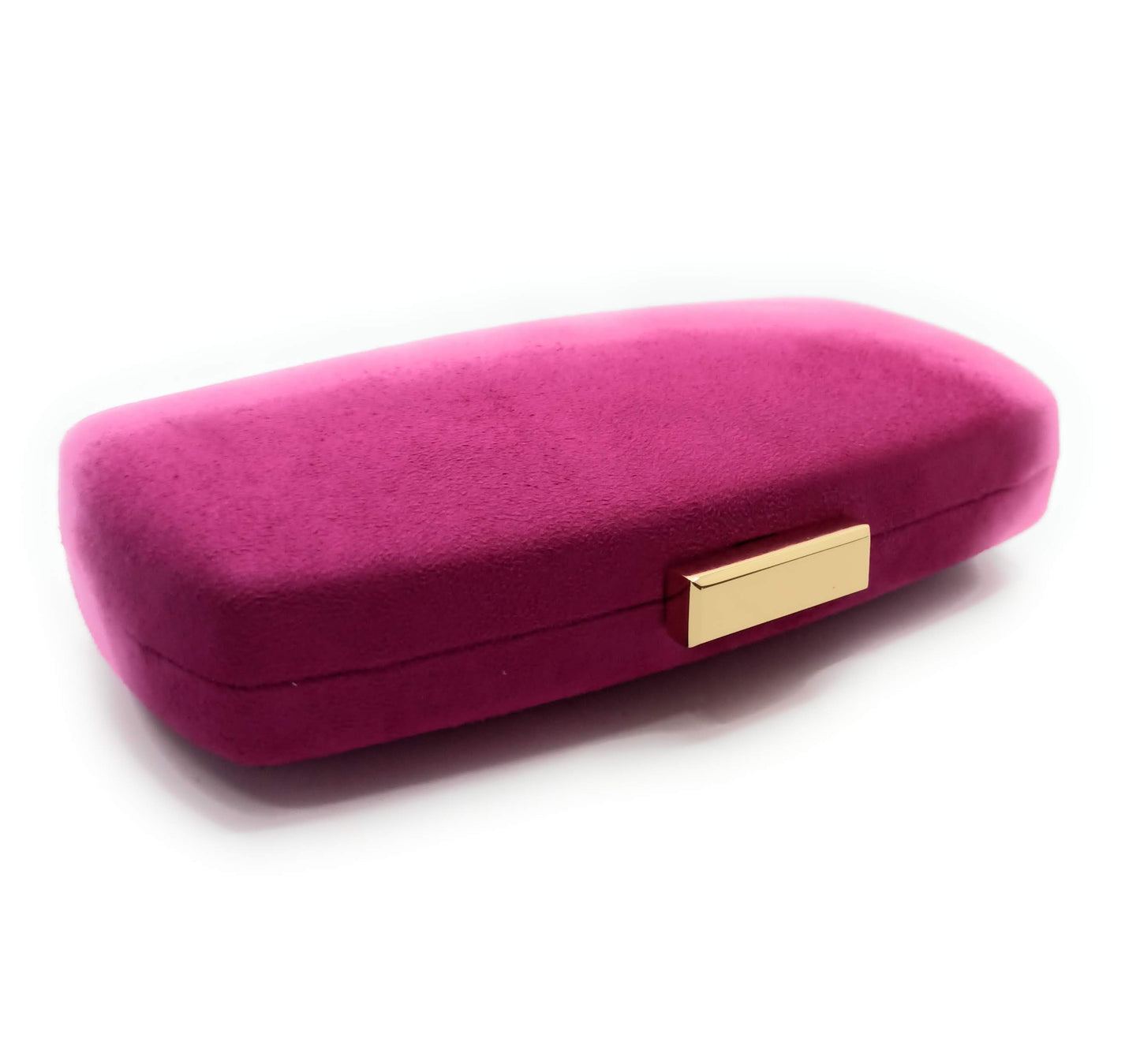 Cartera De Mano Bolso Fiesta · Ante Buganvilla Oro (última unidad!)