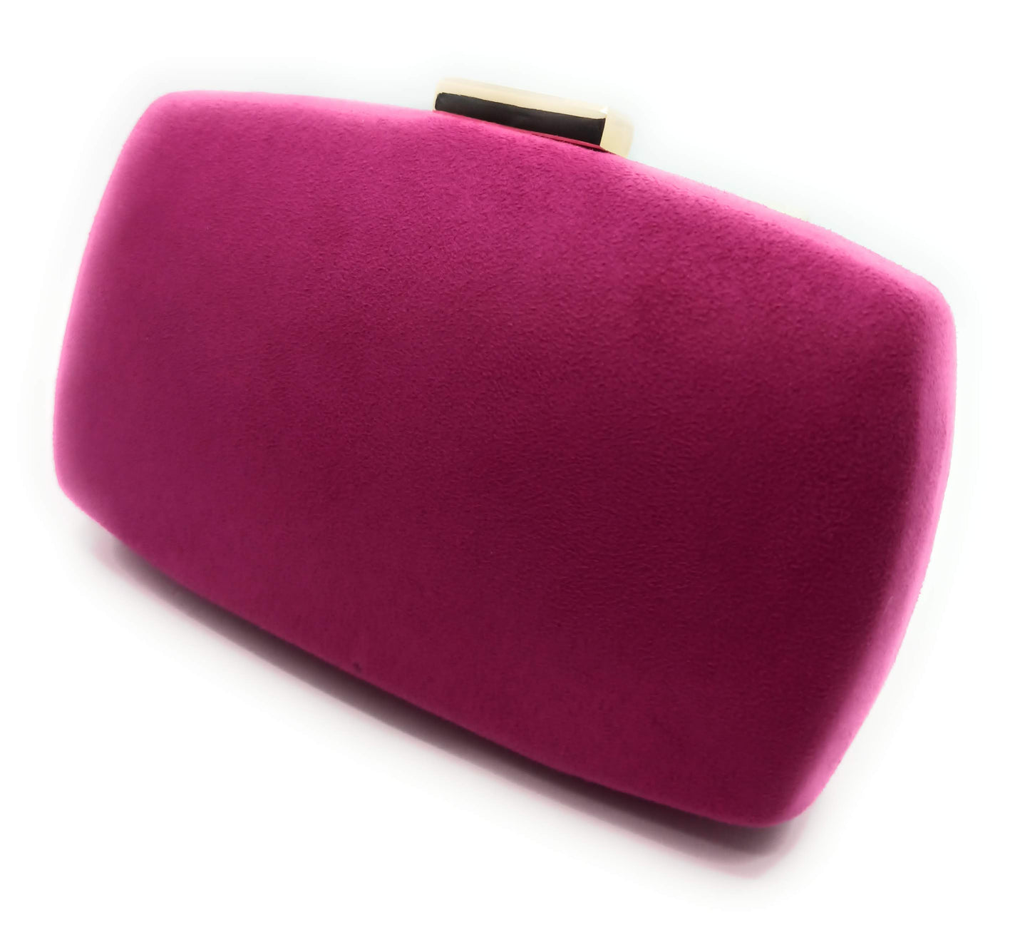 Cartera De Mano Bolso Fiesta · Ante Buganvilla Oro (última unidad!)