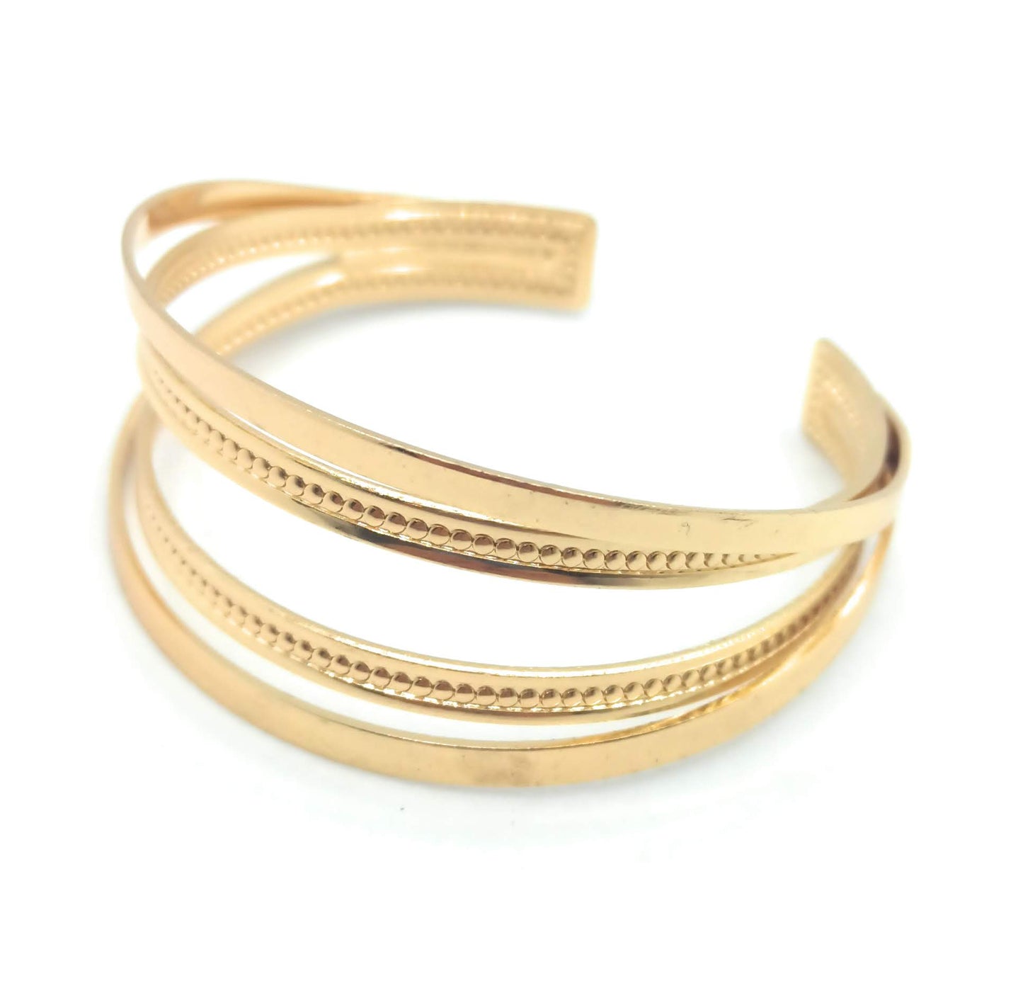 Brazalete Dorado · Aros Oro