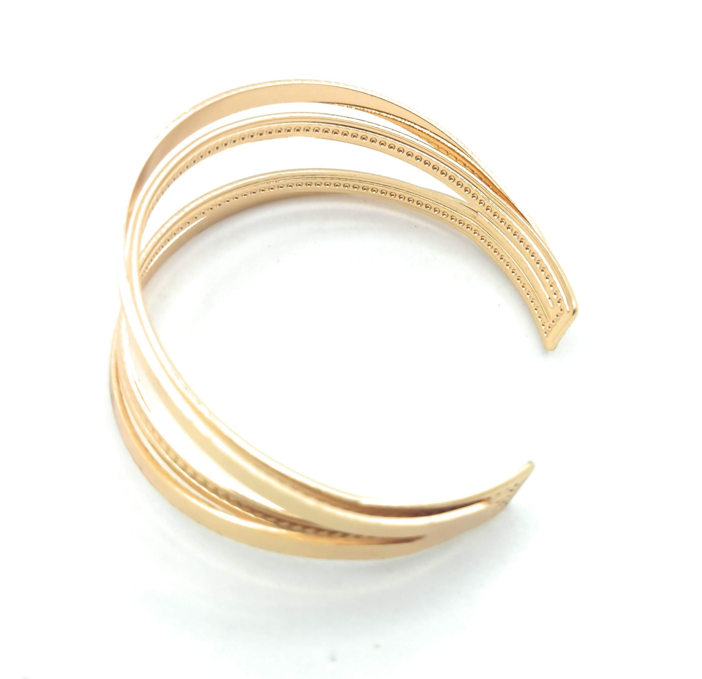 Brazalete Dorado · Aros Oro