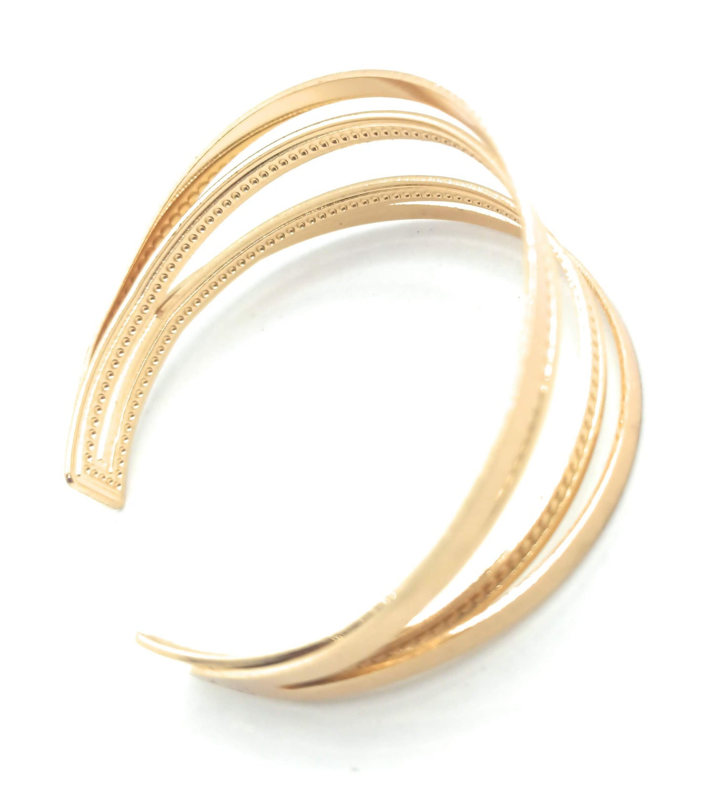 Brazalete Dorado · Aros Oro