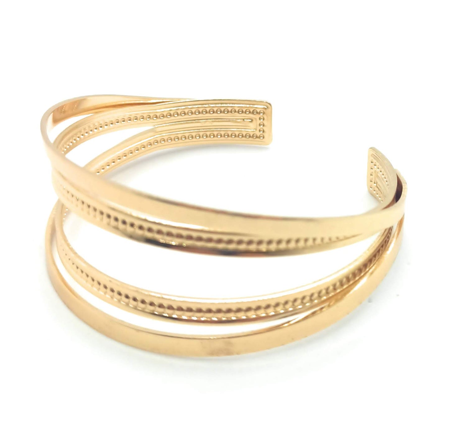 Brazalete Dorado · Aros Oro