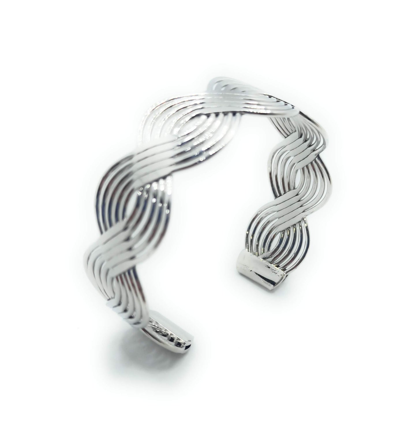 Brazalete Plateado · Círculos Plata