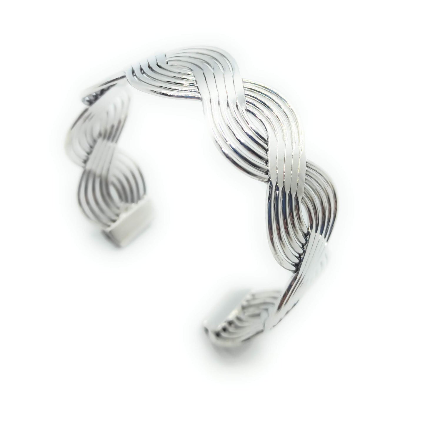 Brazalete Plateado · Círculos Plata