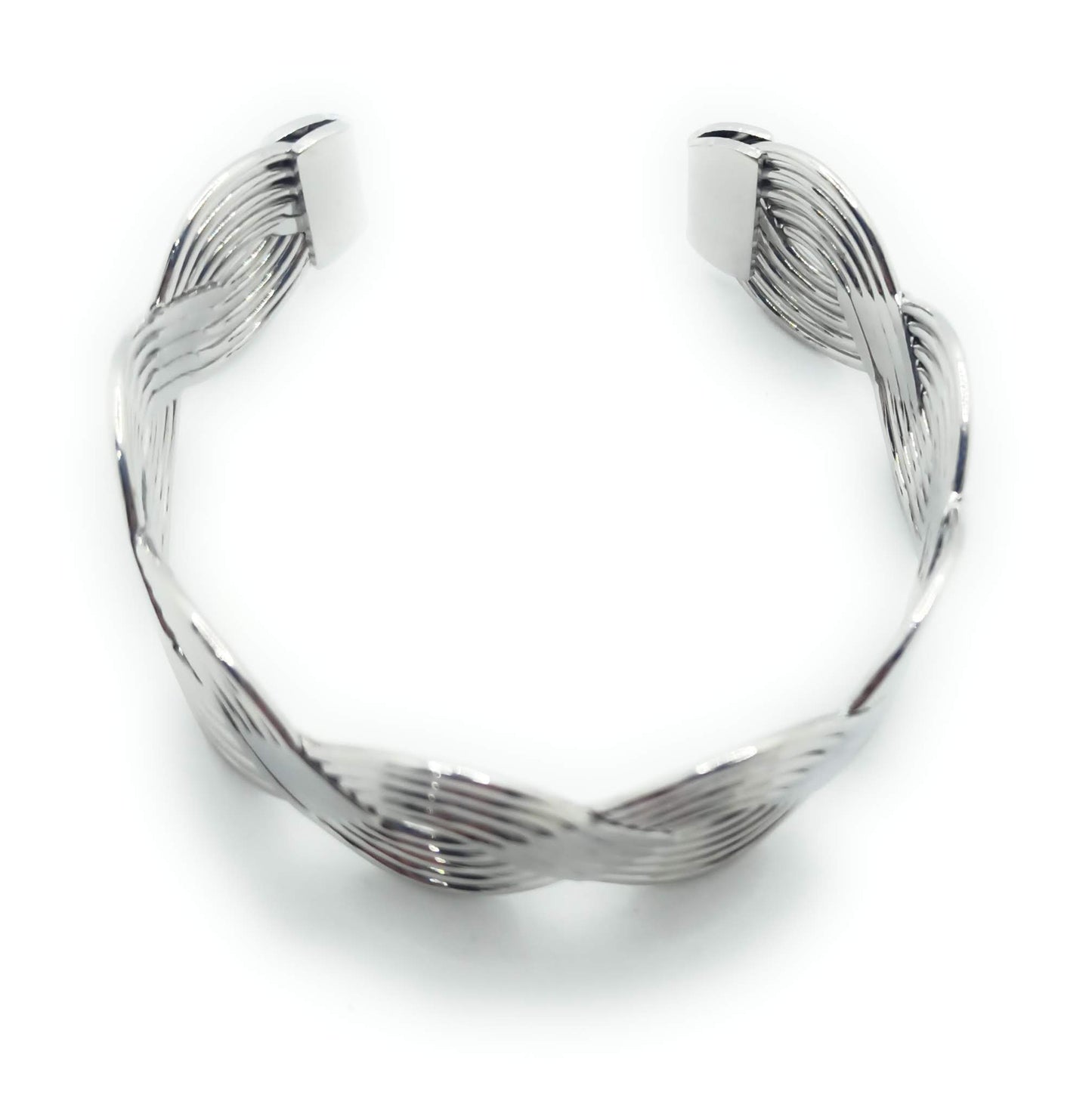 Brazalete Plateado · Círculos Plata