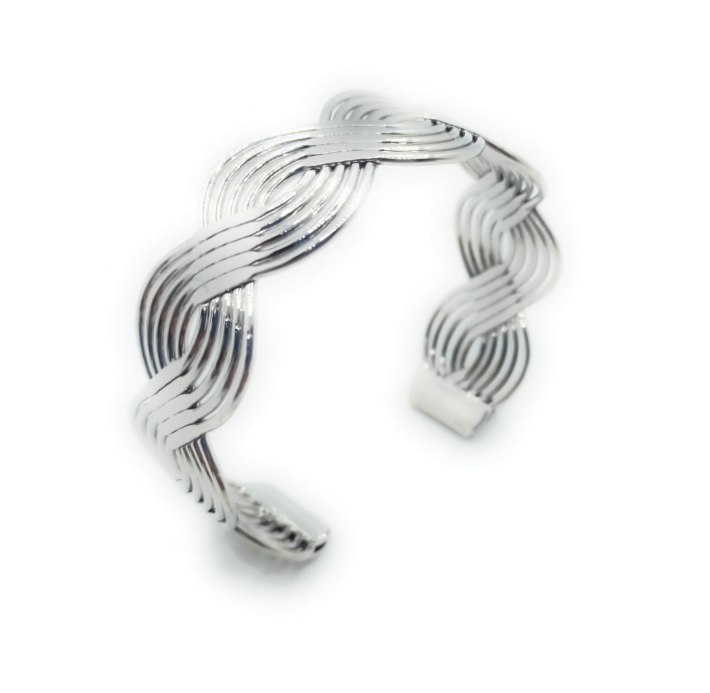 Brazalete Plateado · Círculos Plata