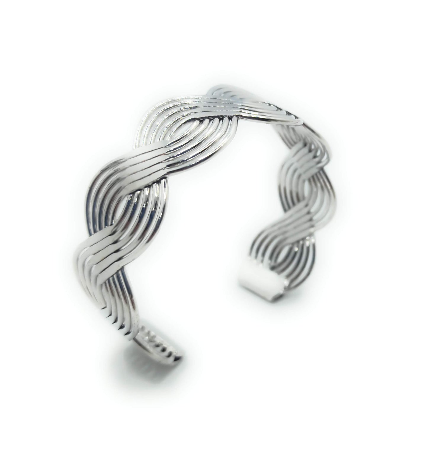 Brazalete Plateado · Círculos Plata