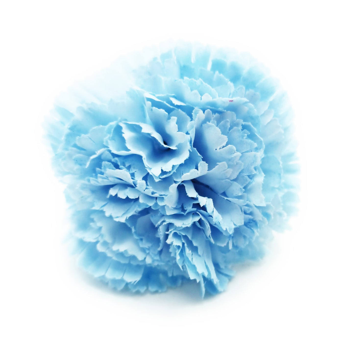 Clavel Flamenco Flor Pelo Ø9cm · Azul Cielo