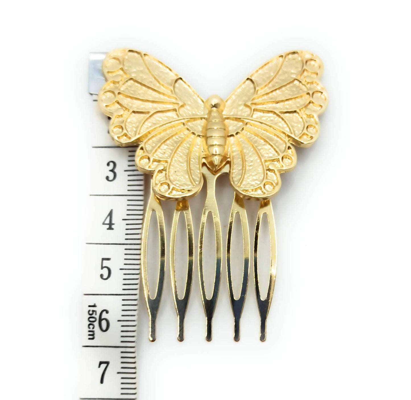 Peinetas Doradas Medianas · Mariposas Talla M (Pack 2 uds) última unidad!