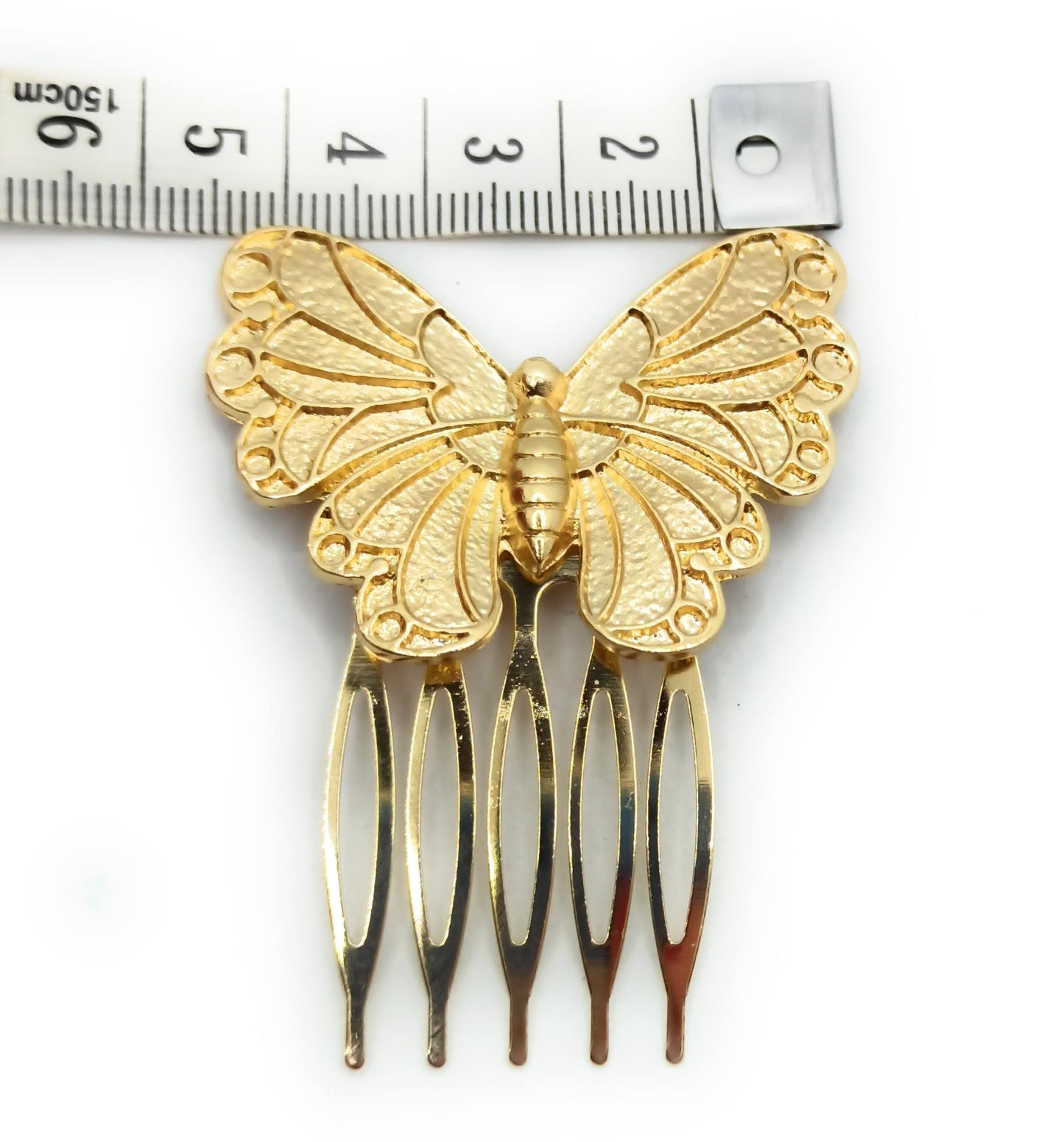Peinetas Doradas Medianas · Mariposas Talla M (Pack 2 uds) última unidad!