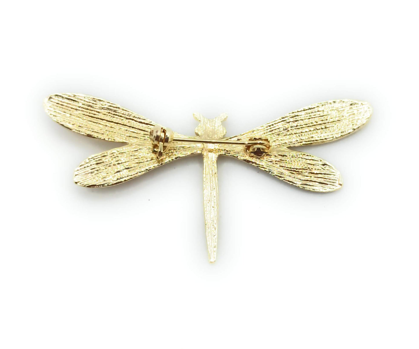 Broche Dorado Mediano · Libélula Oro Brillo (Talla M)