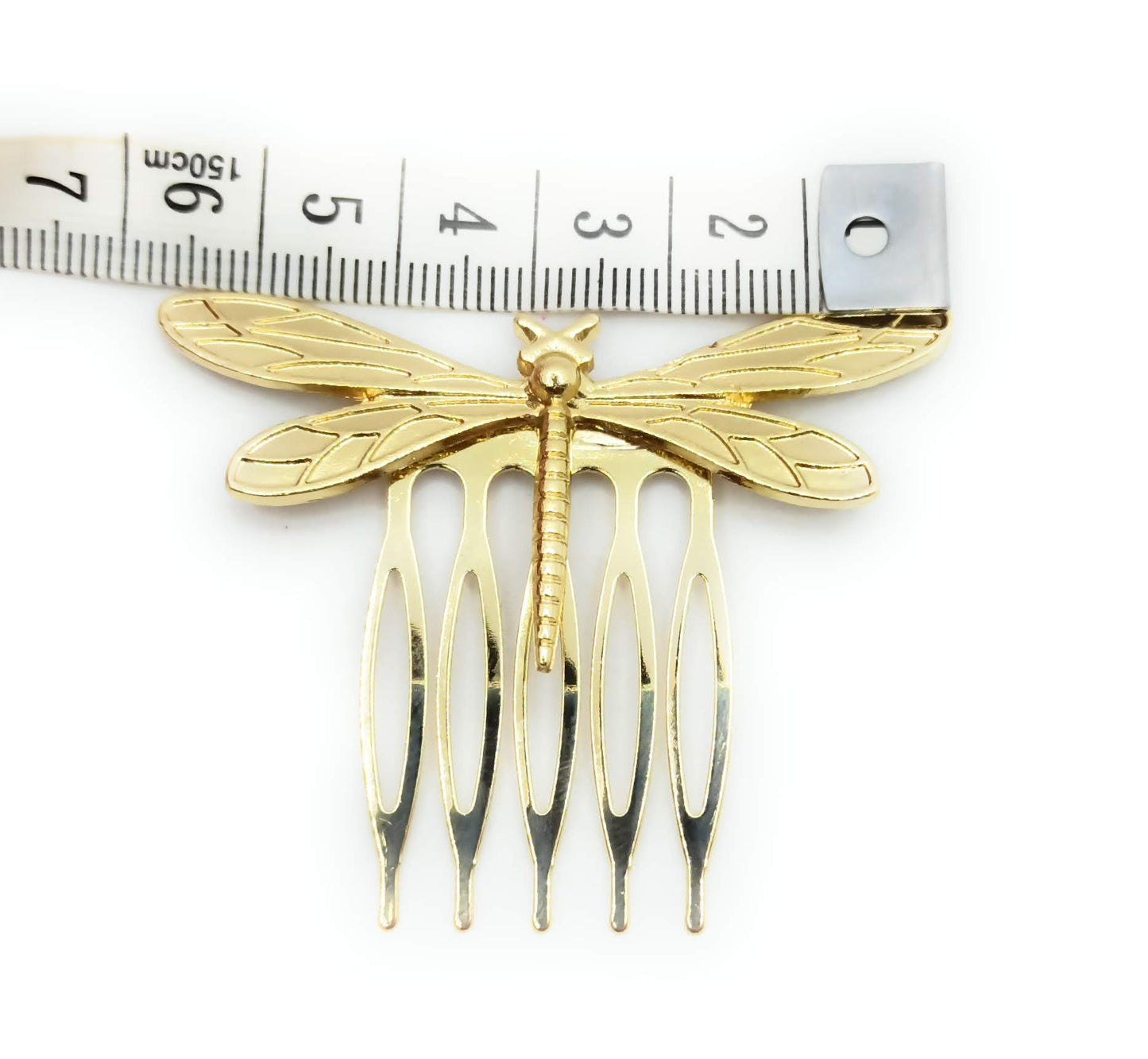 Peinetas Doradas Medianas · Libélulas Talla M (Pack 2 uds)