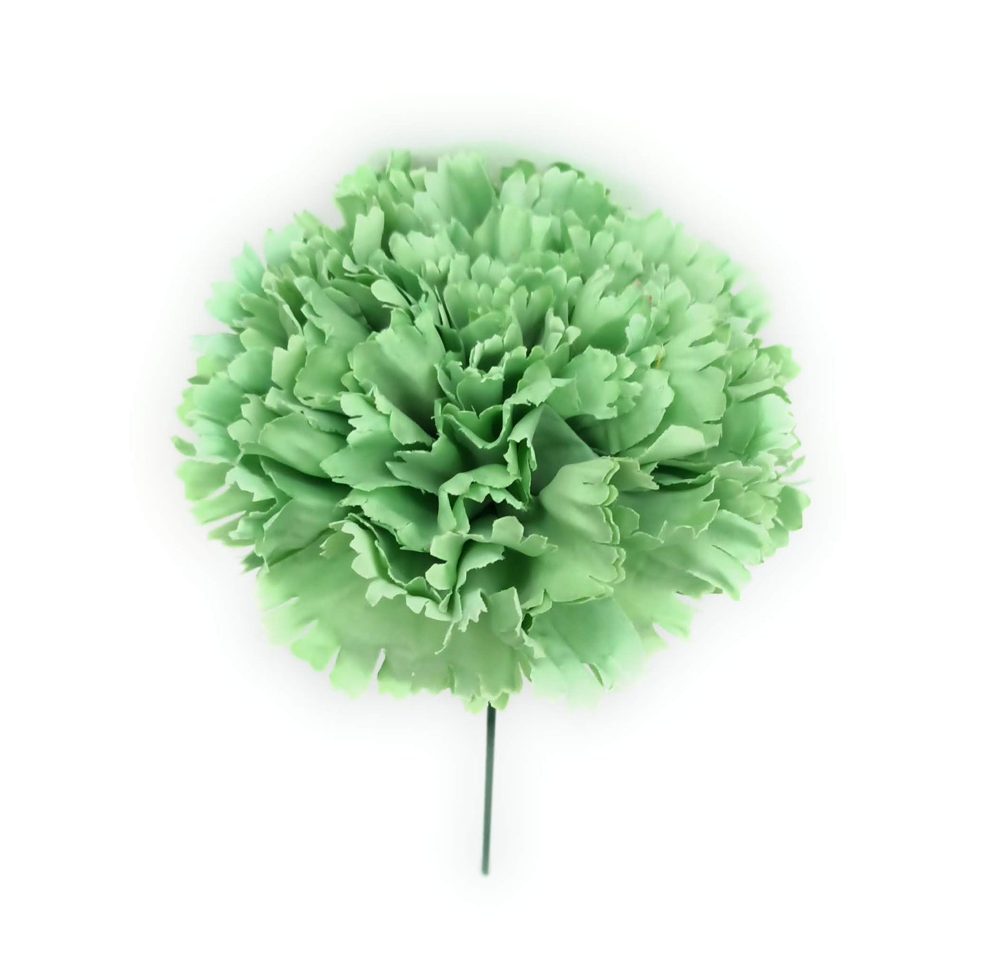 Clavel XL Flor Flamenca Grande Adorno Pelo Mujer · Menta Ø13cm