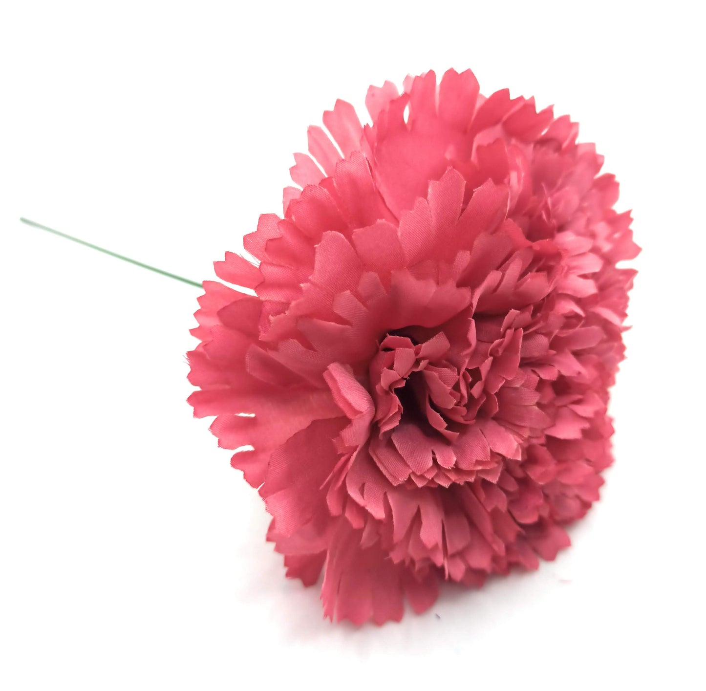 Clavel XL Flor Flamenca Grande Adorno Pelo Mujer · Rosa Guinda Ø13cm