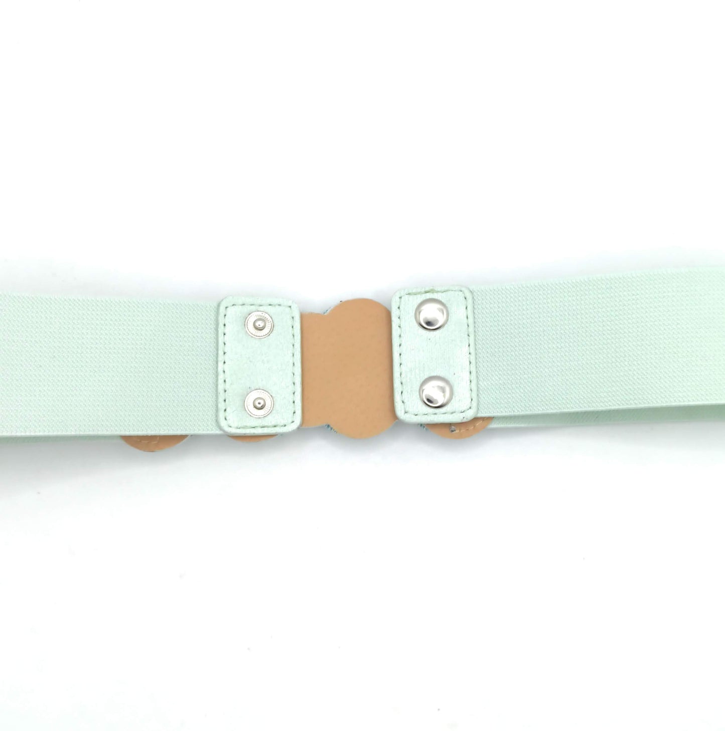 Cinturón Elástico Nudos · Verde Agua