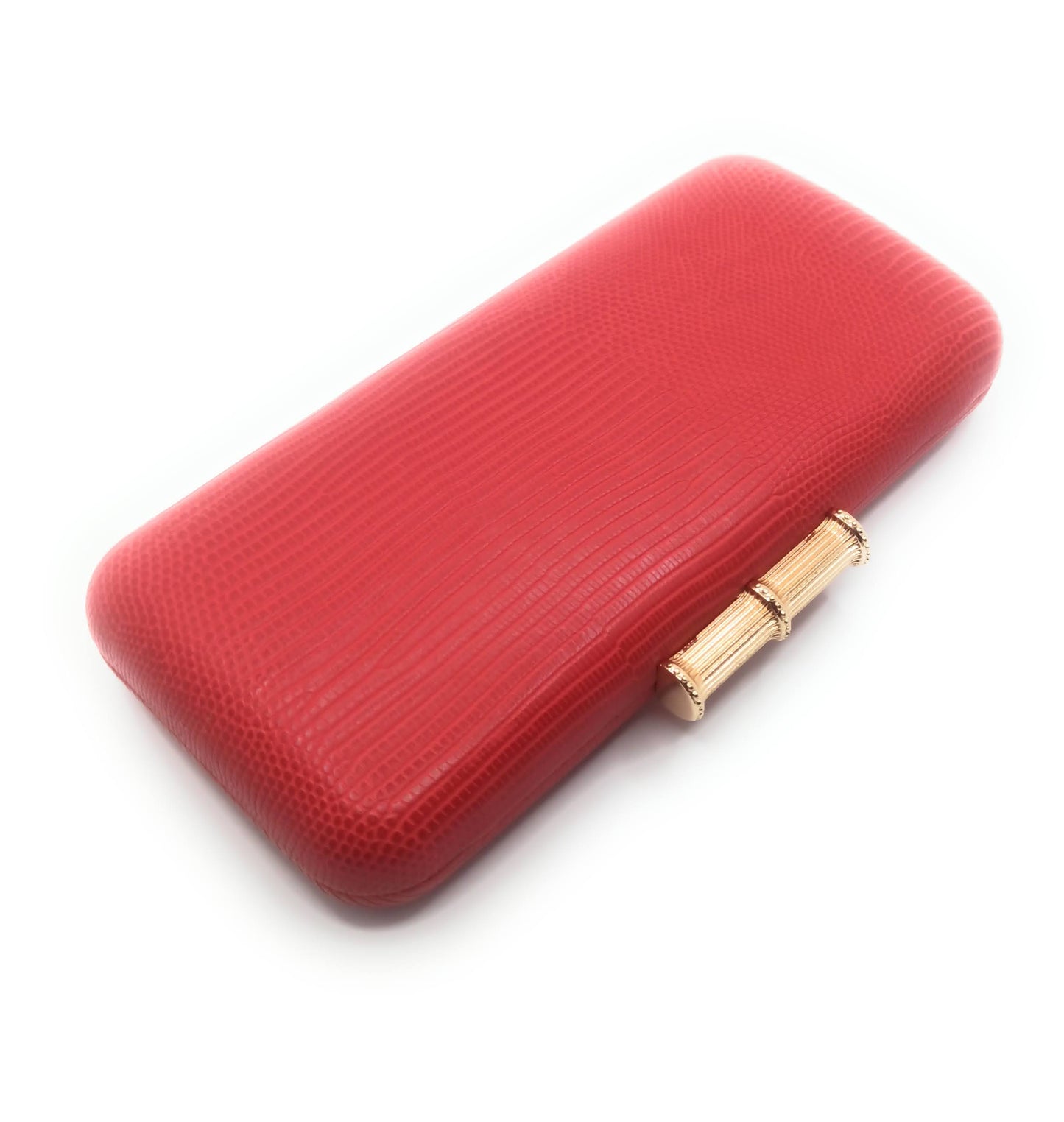 Cartera De Mano Bolso Fiesta Alargado · Bambú Rojo
