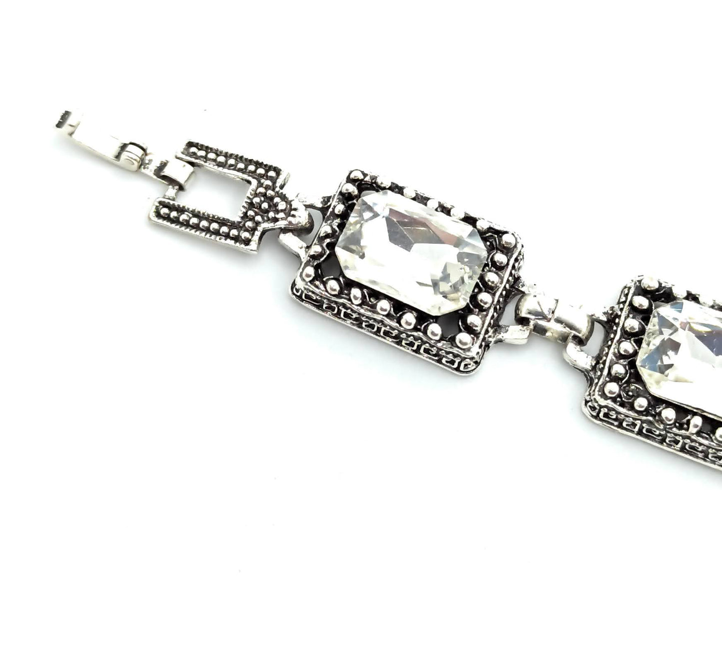 Pulsera Cristales · Blanco (última unidad!)