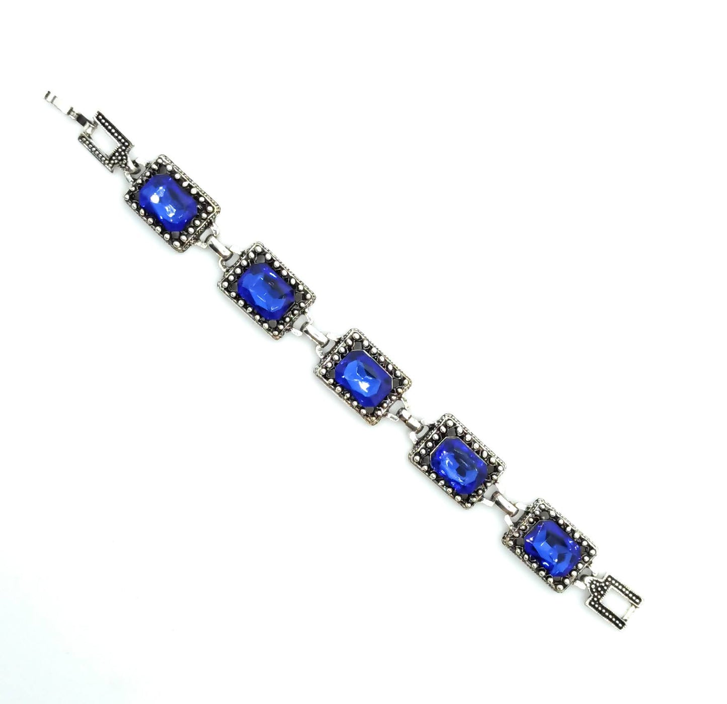 Pulsera Cristales · Azul