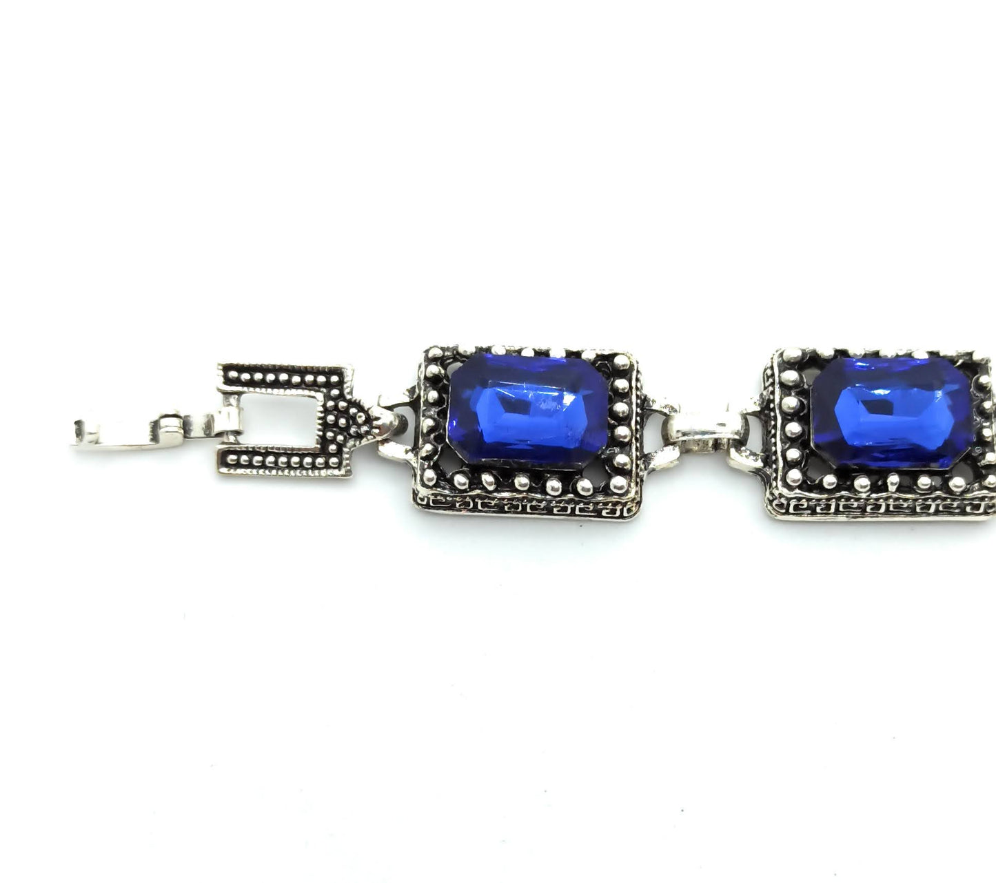 Pulsera Cristales · Azul
