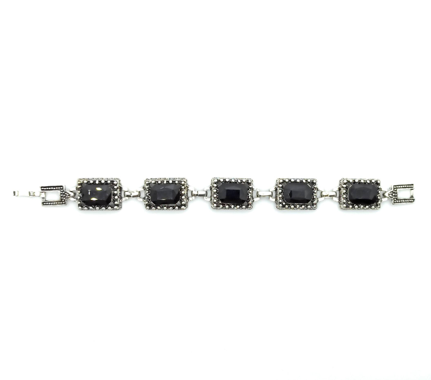 Pulsera Cristales · Negro (última unidad!)