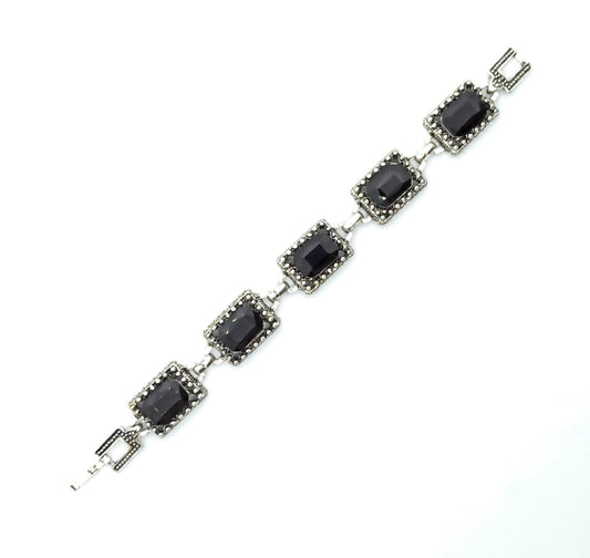 Pulsera Cristales · Negro (última unidad!)