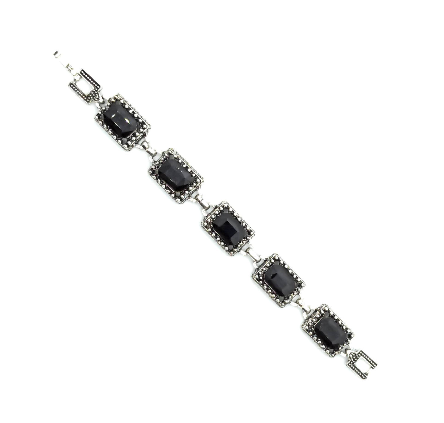 Pulsera Cristales · Negro (última unidad!)