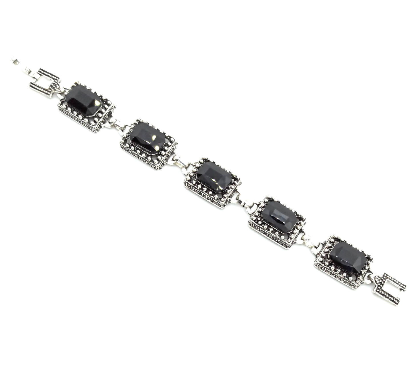 Pulsera Cristales · Negro (última unidad!)