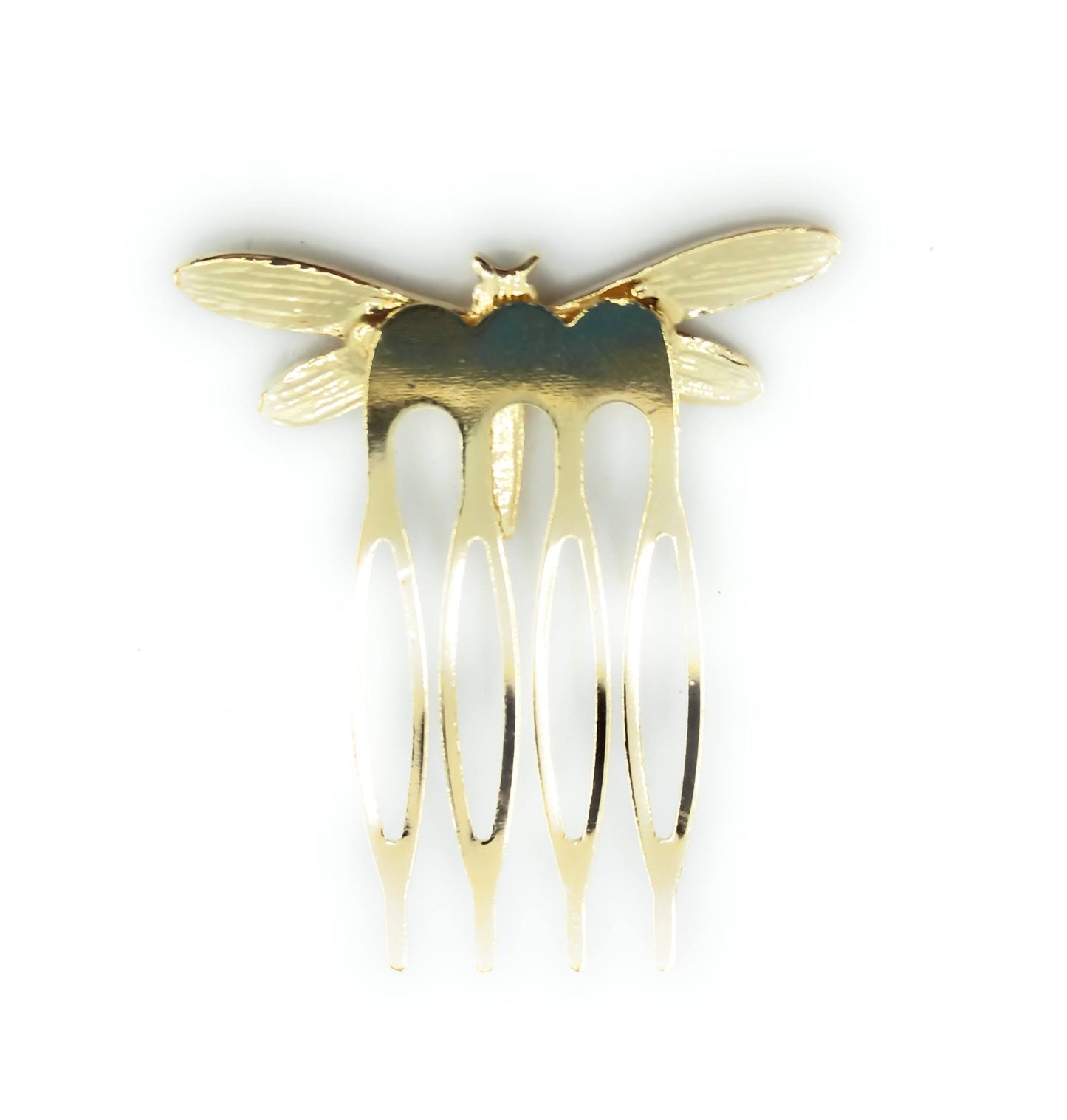 Peinetas Doradas Pequeñas · Libélulas Talla S (Pack 2 uds)