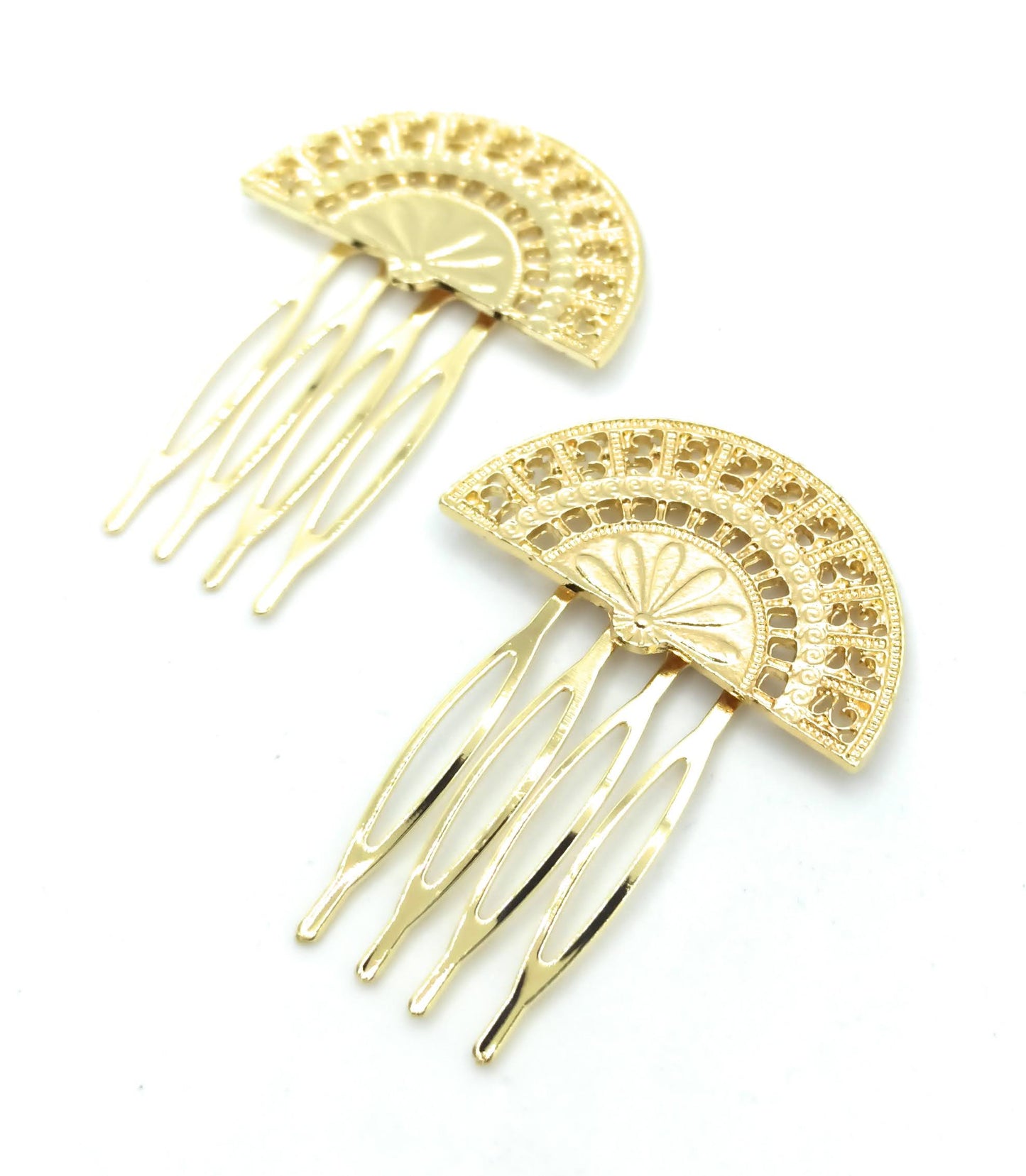 Peinetas Doradas Pequeñas · Abanicos Talla S (Pack 2 uds) última unidad!