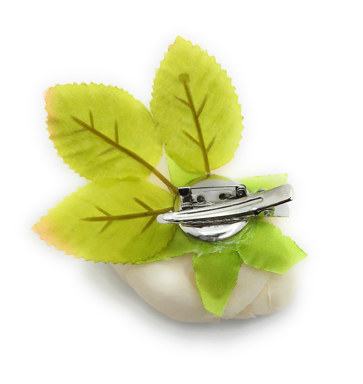 Broche Clip Flamenco Floral · Flor Marfil (última unidad!)