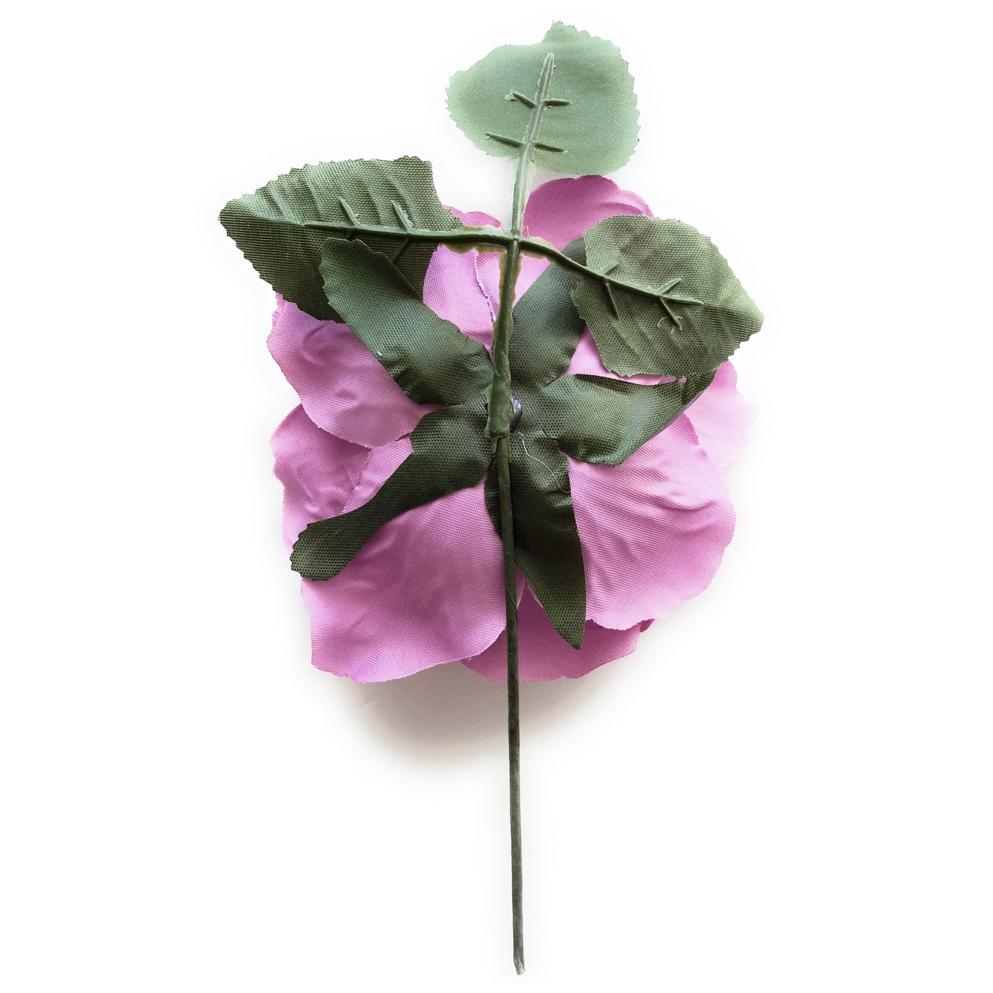 Flor Flamenca Pelo Mediana Ø13cm · Malva Claro