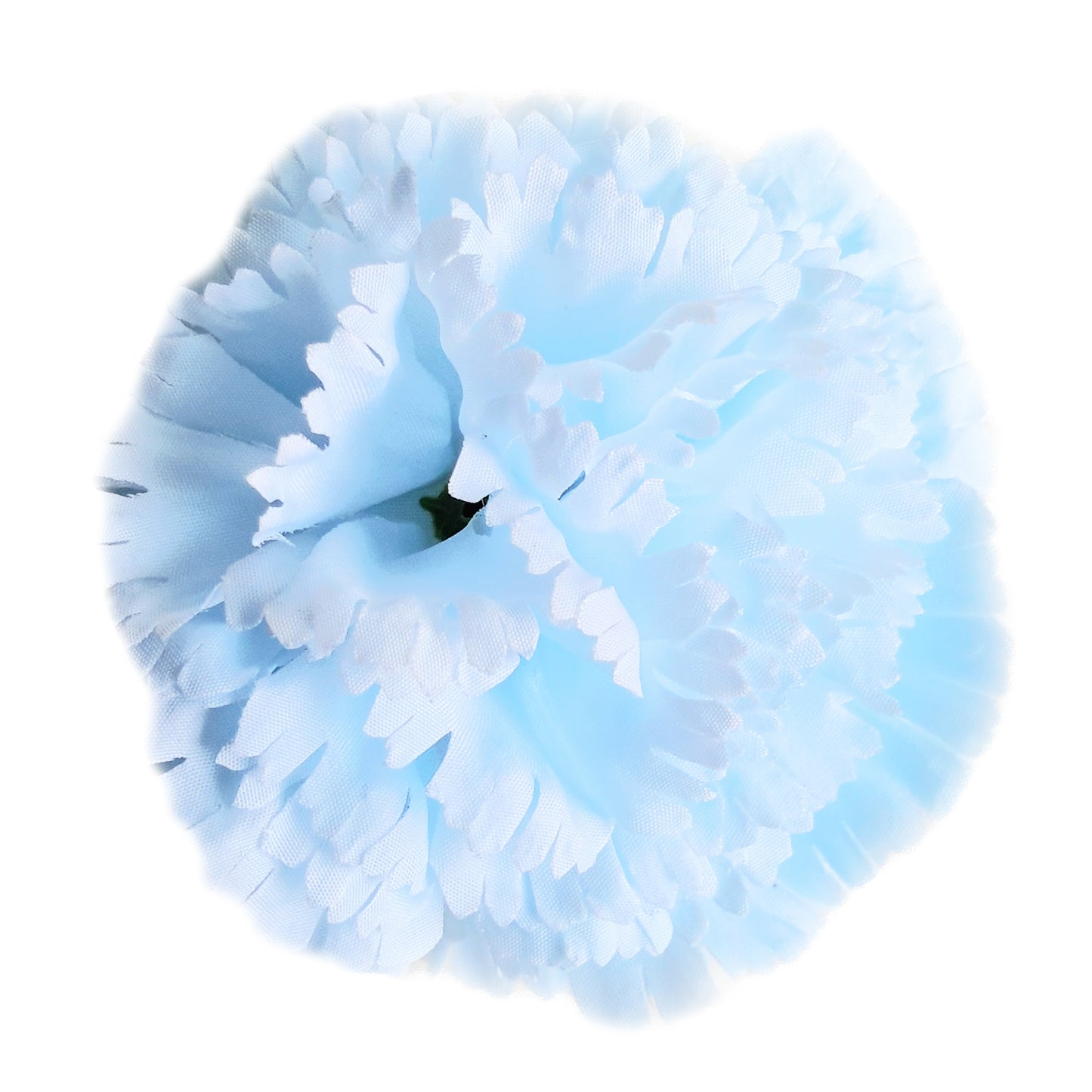 Clavel Flamenco Flor Pelo Ø9cm · Azul Claro