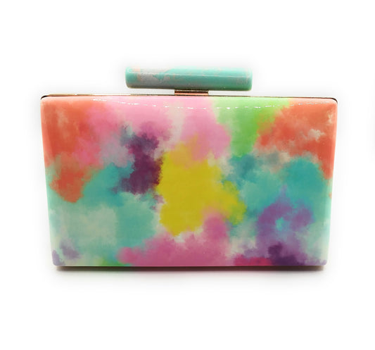 Cartera De Mano Bolso Fiesta · Multicolor Modelo 2 (única unidad!)