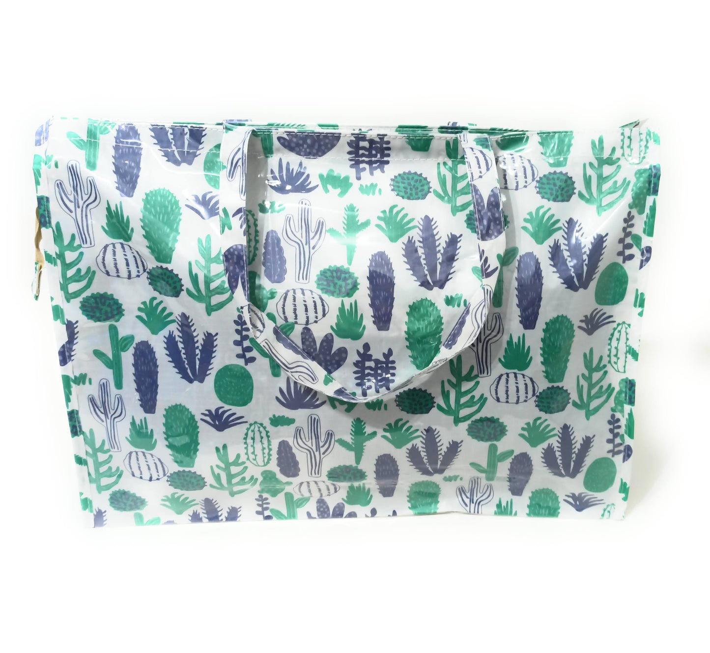 Bolso Grande Playa de Plástico reciclado · Cáctus (última unidad!)