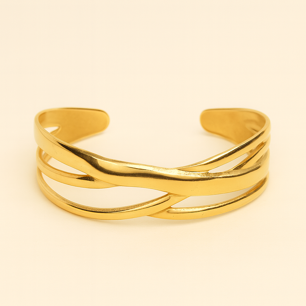 Brazalete Dorado Aros (últimas unidades!)