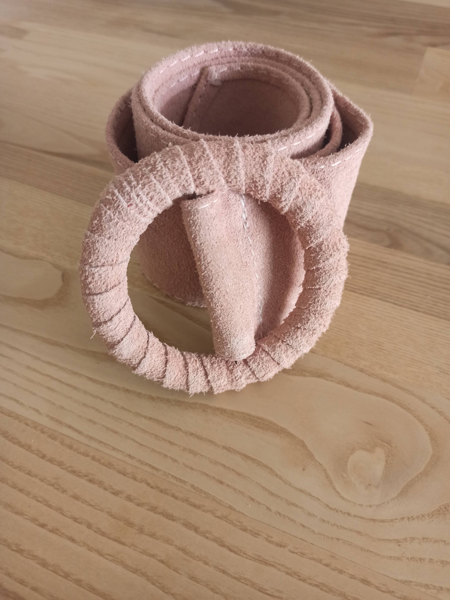 Cinturón de Ante Ajustable, talla única de S a XL · Rosa (última unidad!)
