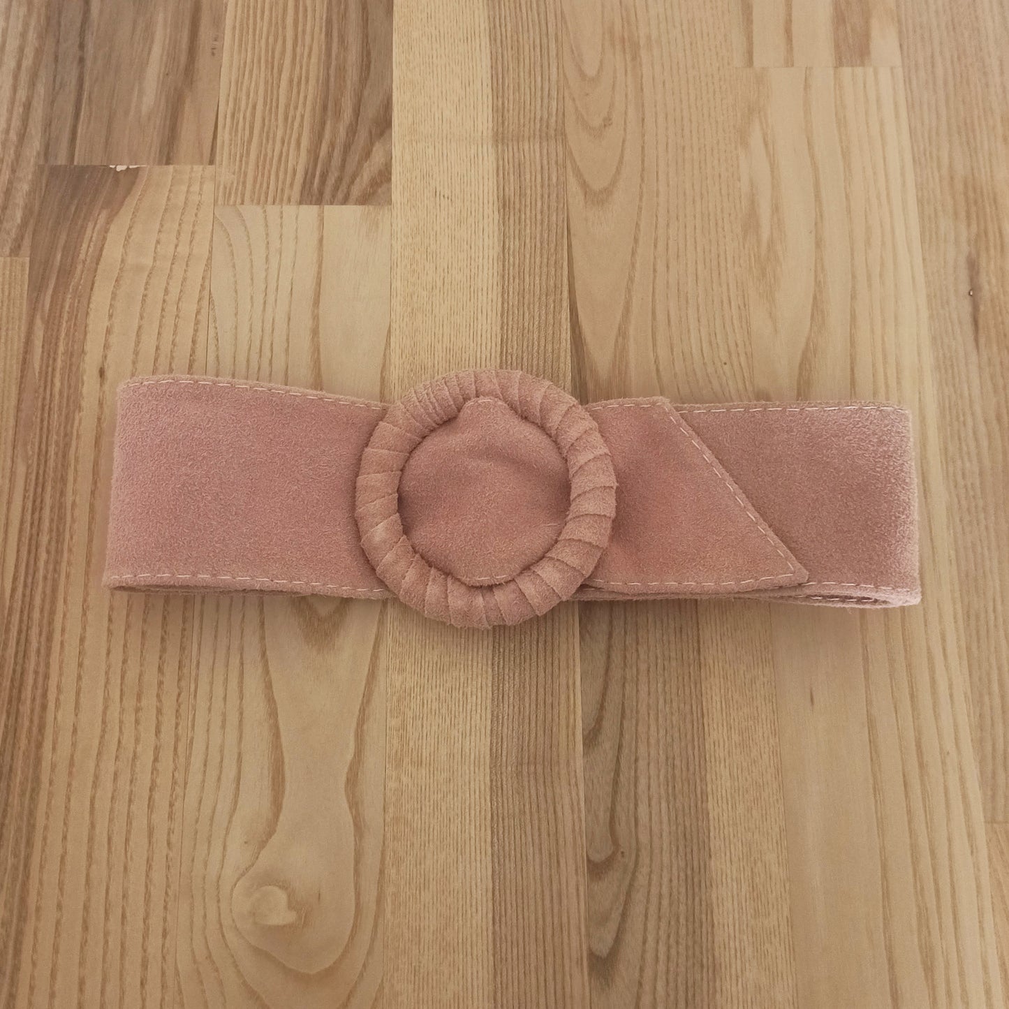 Cinturón de Ante Ajustable, talla única de S a XL · Rosa (última unidad!)