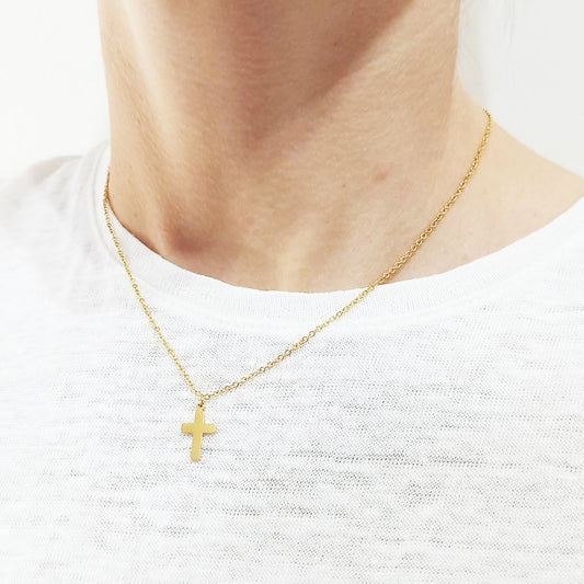 Gargantilla Dorada · Colgante Cruz