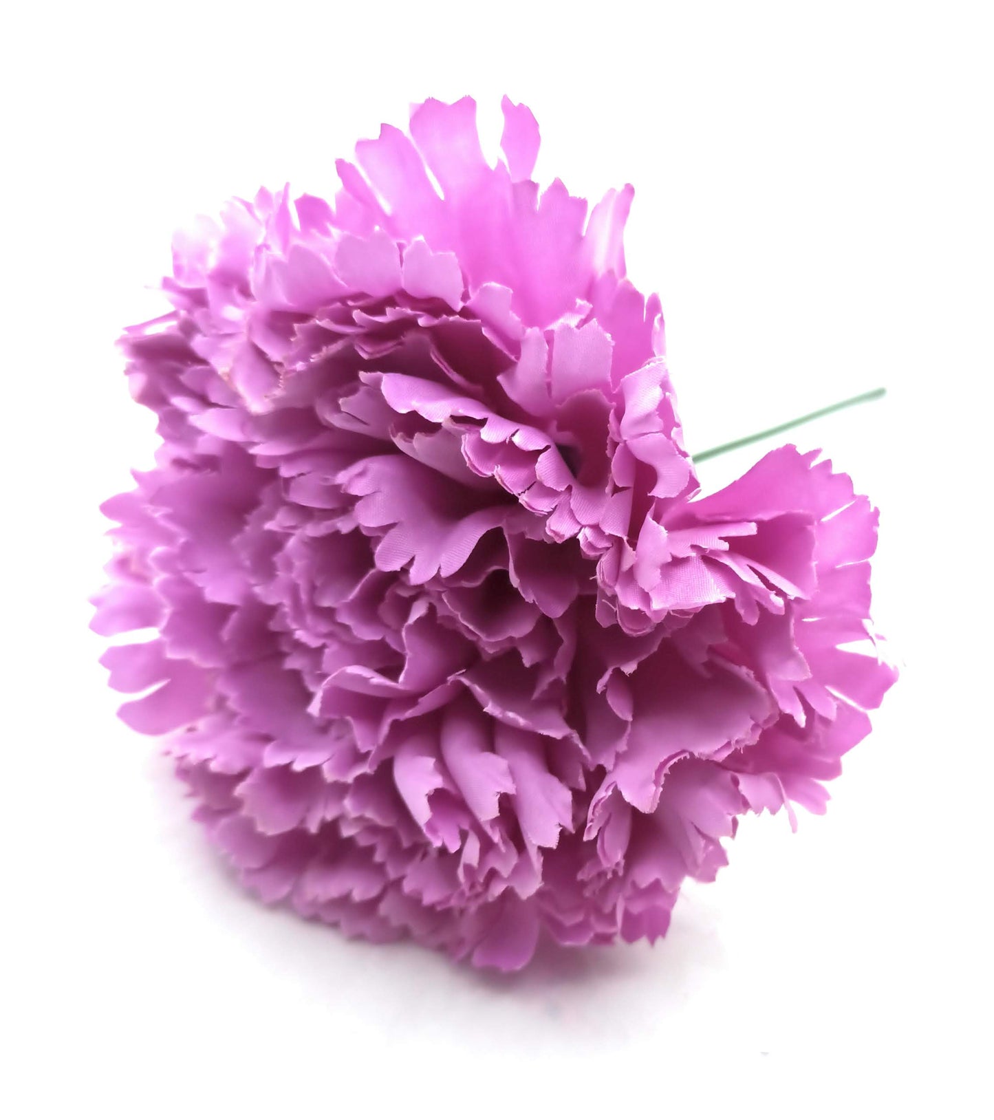 Clavel XL Flor Flamenca Grande Adorno Pelo Mujer · Violeta Claro Ø13cm