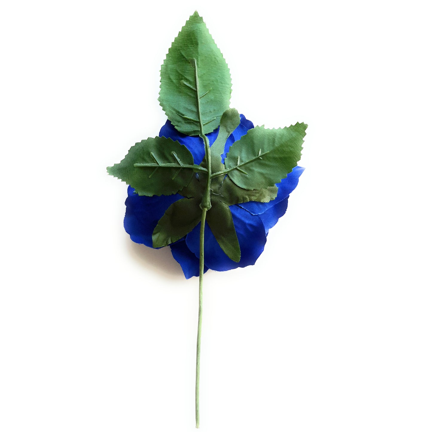 Flor Flamenca Pelo Mediana Ø13cm · Azul