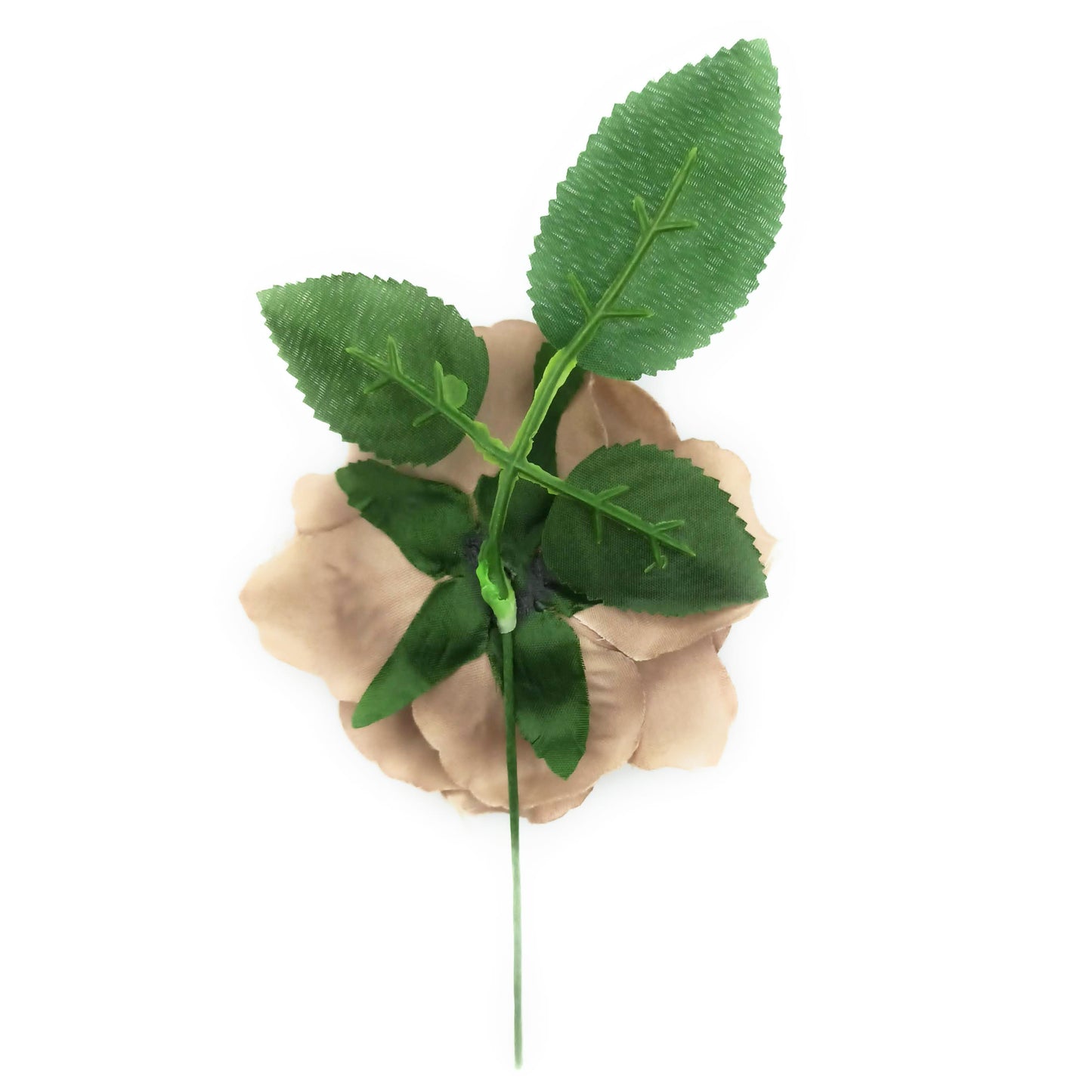 Flor Flamenca Pelo Mediana Ø13cm · Beis