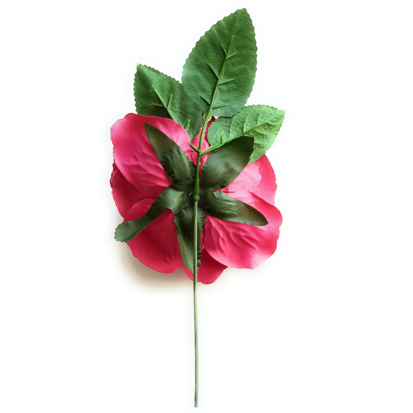 Flor Flamenca Pelo Mediana Ø13cm · Fucsia