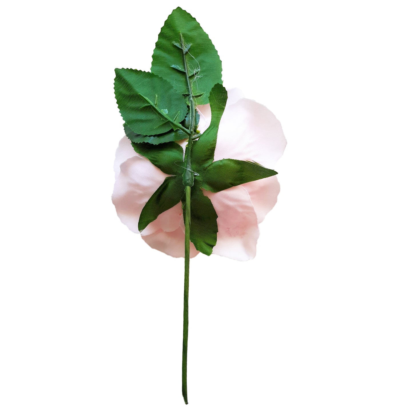 Flor Flamenca Pelo Mediana Ø13cm · Rosa Claro