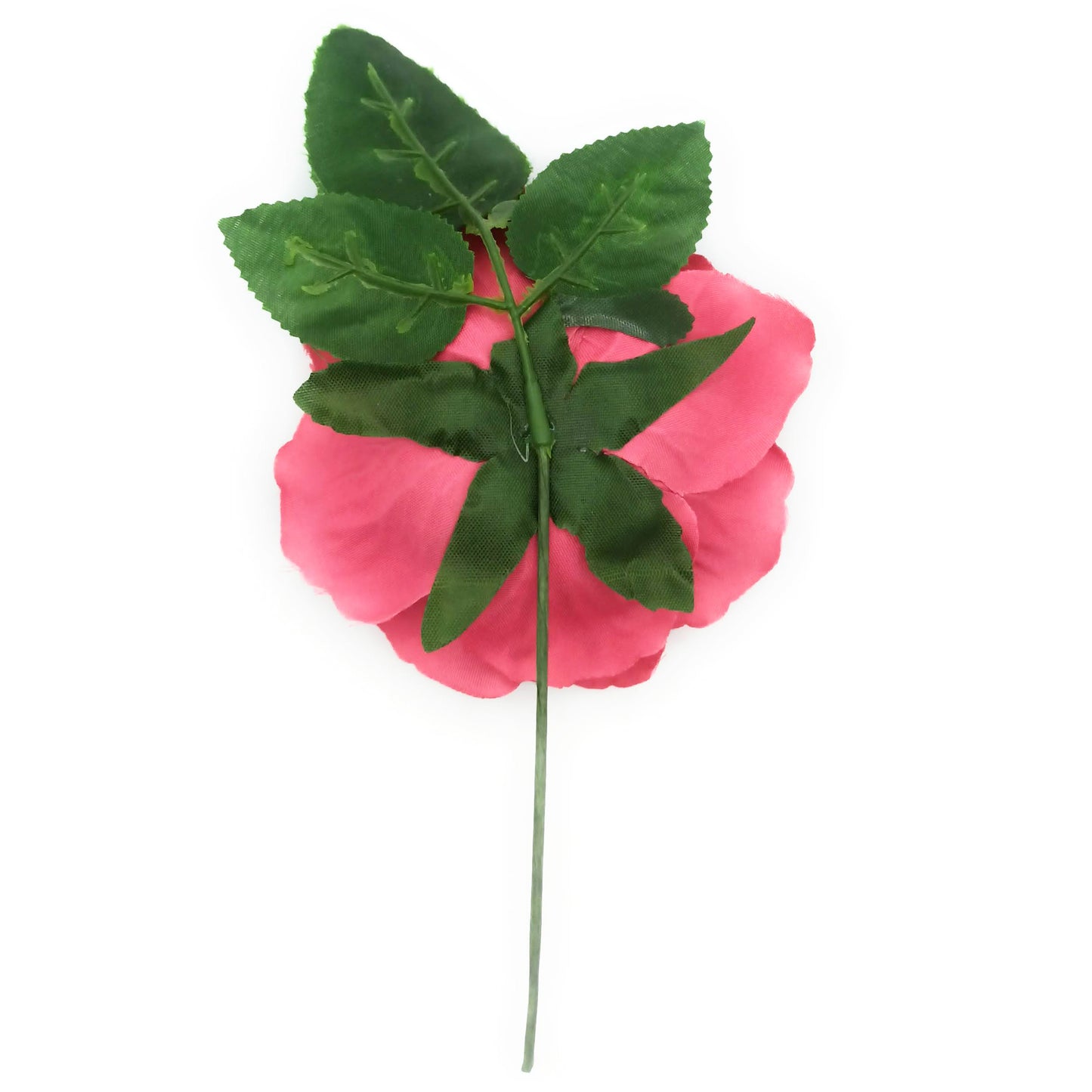 Flor Flamenca Pelo Mediana Ø13cm · Rosa Guinda