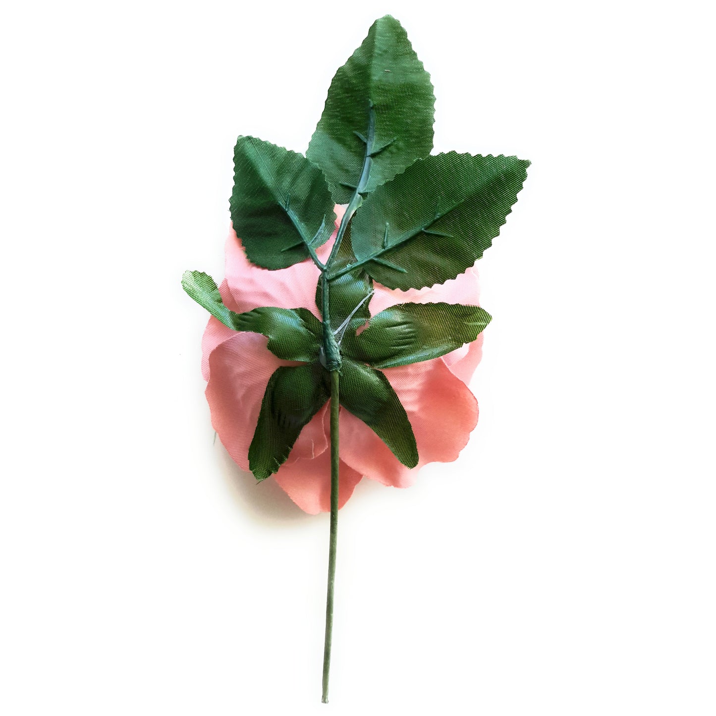 Flor Flamenca Pelo Mediana Ø13cm · Rosa Viejo