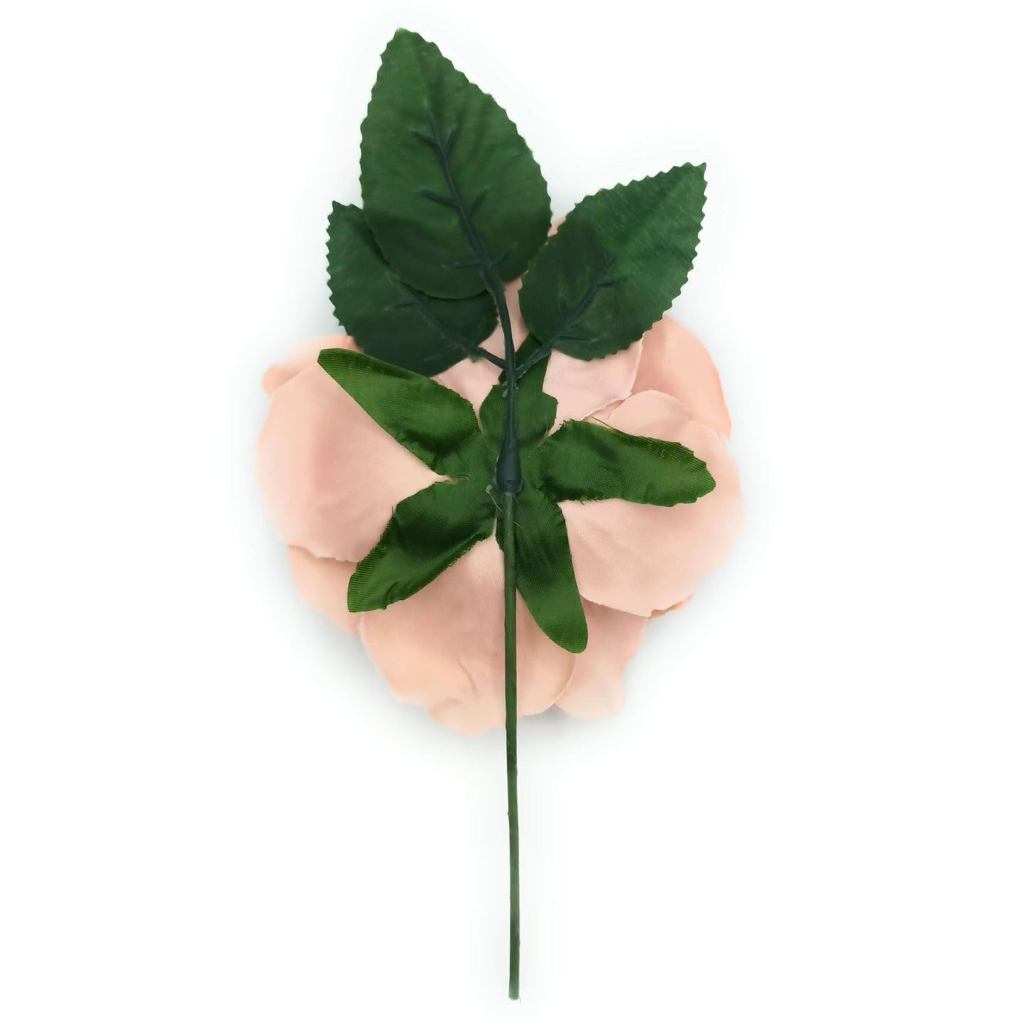 Flor Flamenca Pelo Mediana Ø13cm · Rosa Viejo Claro